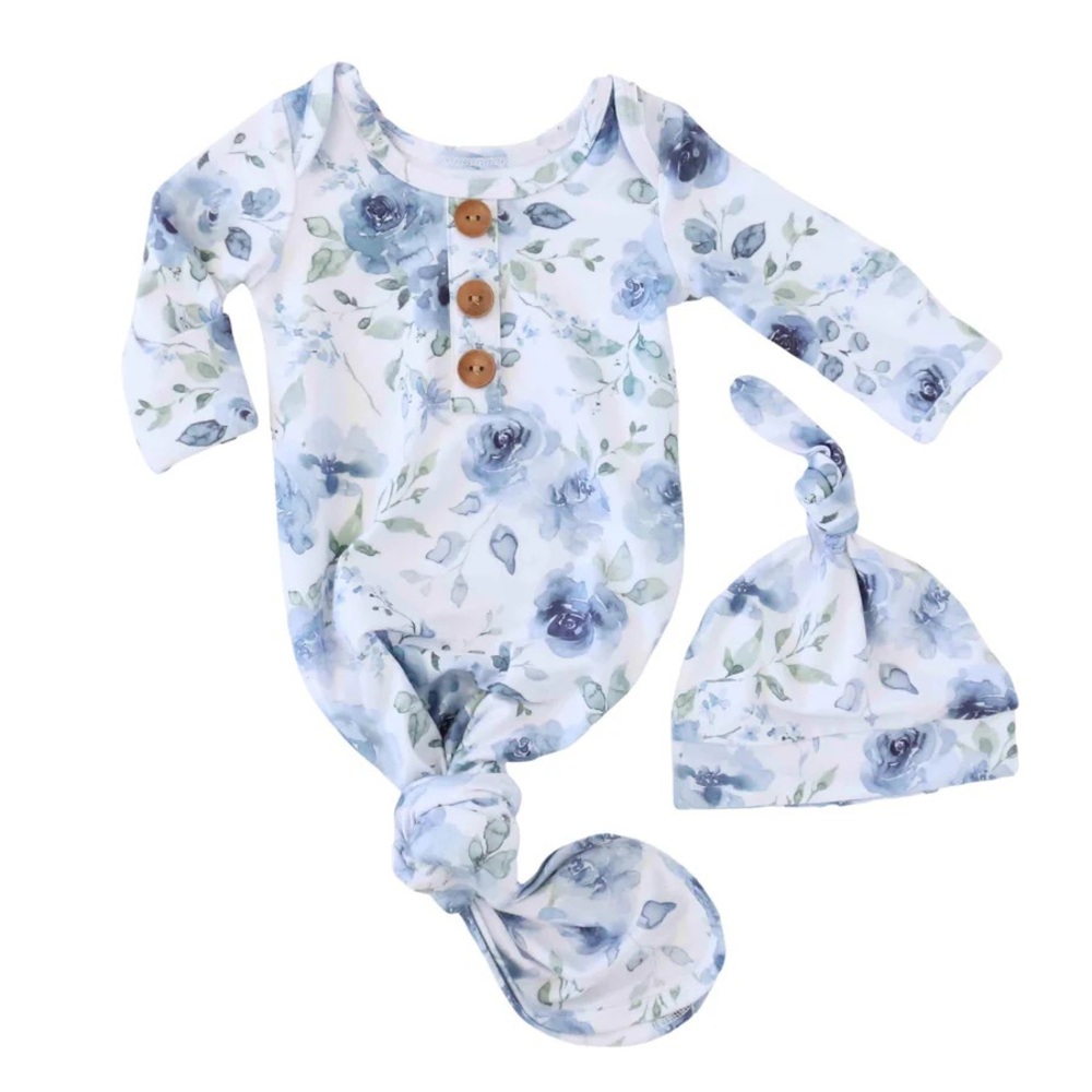 NEW Caden Lane Floral Knot Gown.